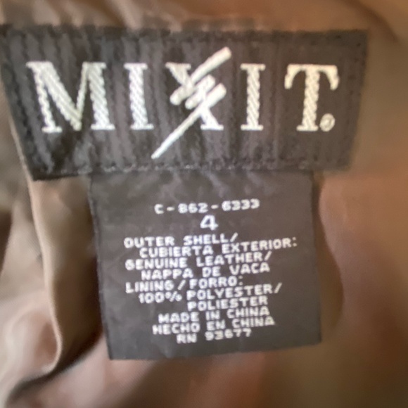 Mix-It Womens Brown Soft Leather Western Casual Skirt- Sz-4 - Picture 10 of 14